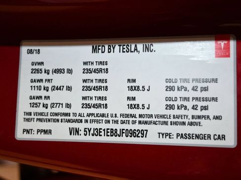 Used 2018 Tesla Model 3 Long Range AWD/4WD image 40