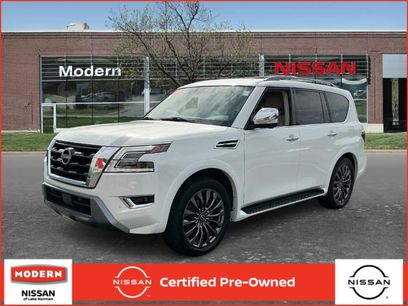 Certified 2023 Nissan Armada Platinum w/ Captain's Chairs Package