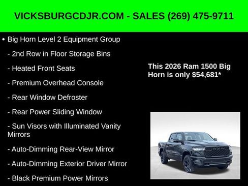 New 2026 RAM 1500 Big Horn image 11