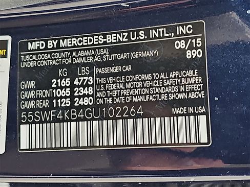 Used 2016 Mercedes-Benz C 300 4MATIC Sedan w/ Multimedia Package image 42