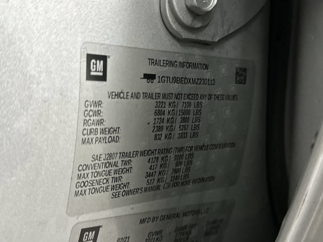 Used 2021 GMC Sierra 1500 SLE AWD/4WD image 15
