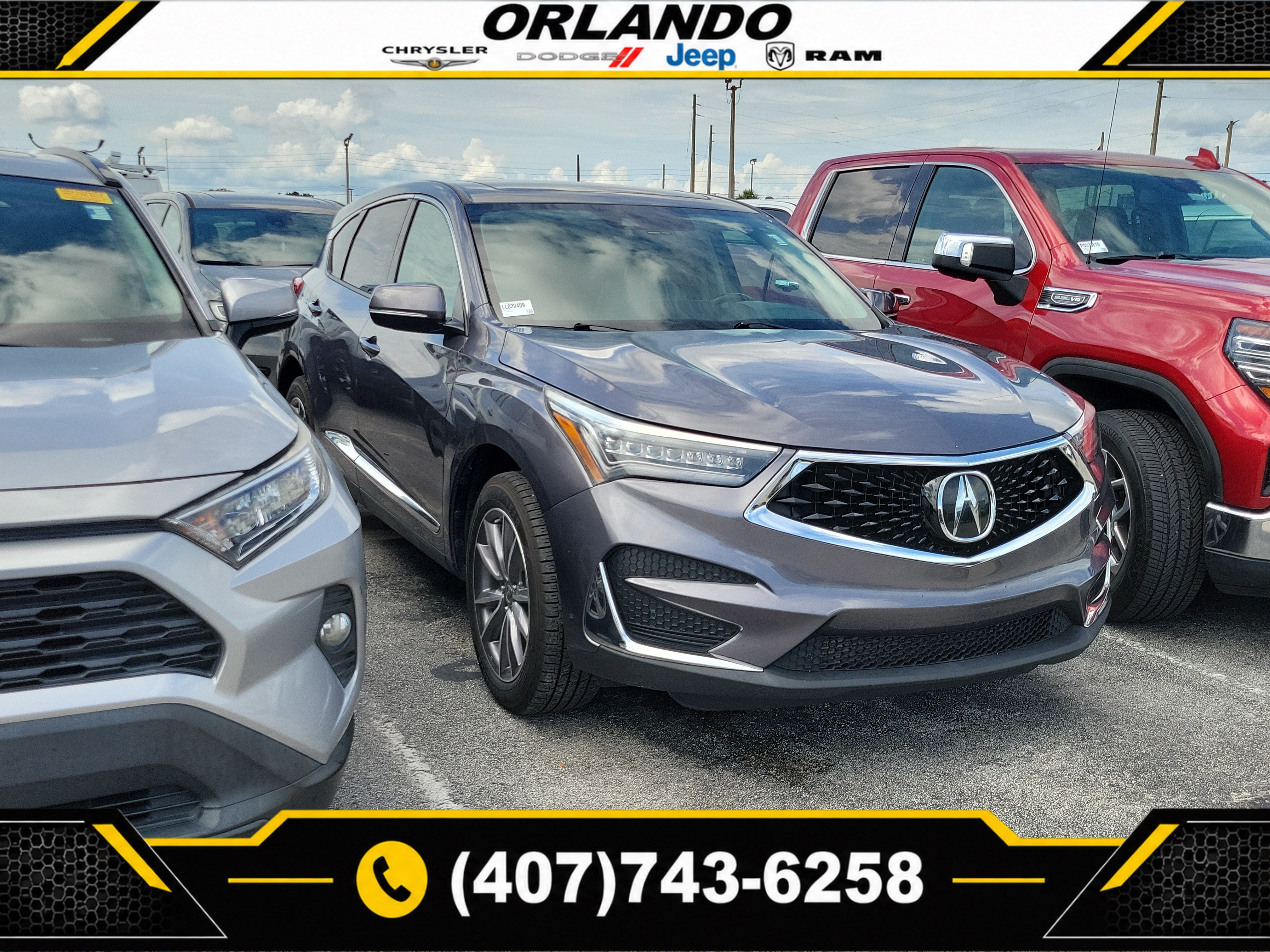 Used 2020 Acura RDX w/ Technology Package FWD image 1