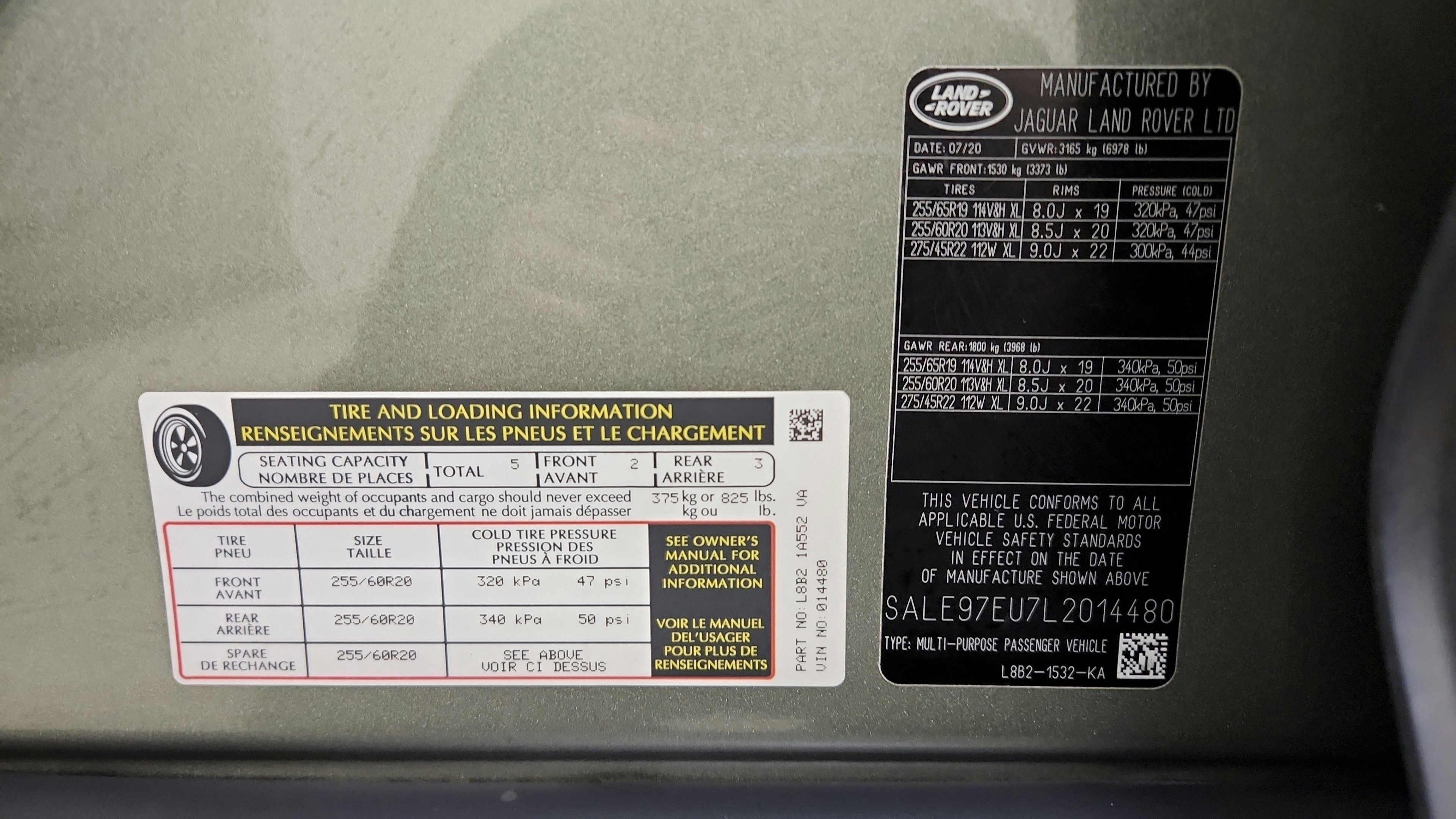 Used 2020 Land Rover Defender 110 HSE AWD/4WD image 20