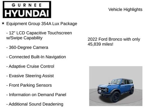 Used 2022 Ford Bronco Wildtrak AWD/4WD image 8