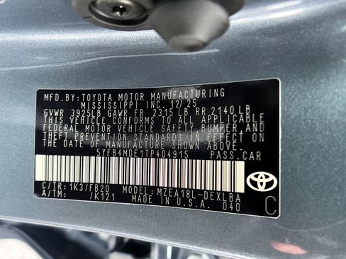 New 2026 Toyota Corolla LE image 26