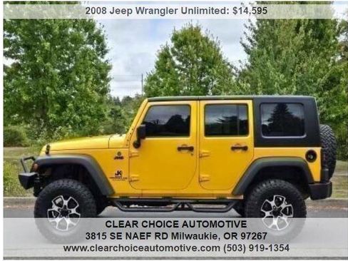 Used 2008 Jeep Wrangler Unlimited X image 8