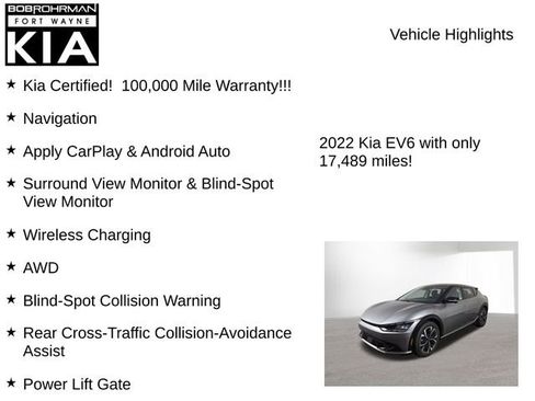 Certified 2022 Kia EV6 Wind w/ Wind Technology Package image 7