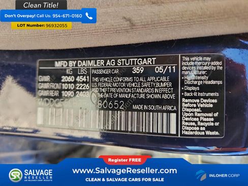 Used 2011 Mercedes-Benz C 300 Sedan image 16