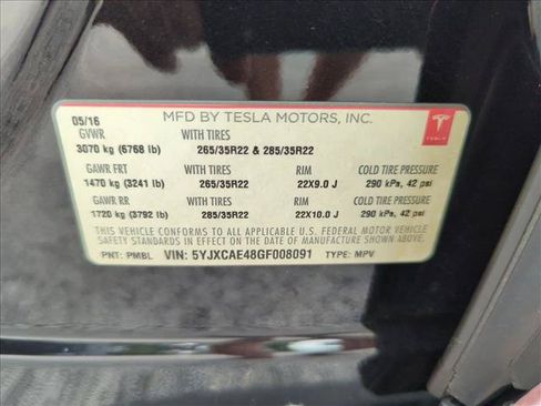 Used 2016 Tesla Model X P90D AWD/4WD image 15