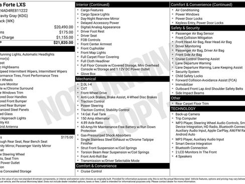 Used 2024 Kia Forte LXS FWD image 17