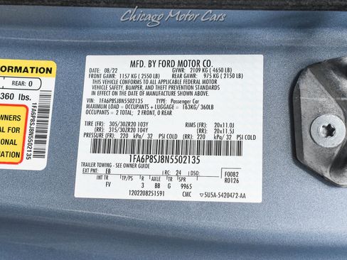 Used 2022 Ford Mustang Shelby GT500 w/ Carbon Fiber Track Pack image 55