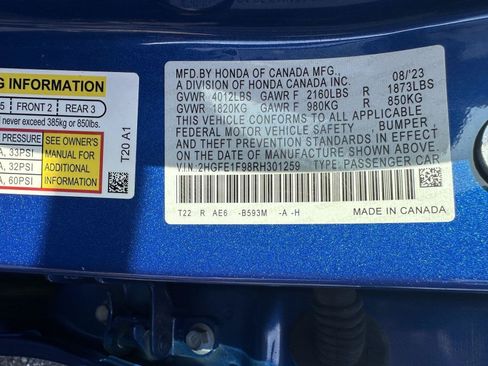 Used 2024 Honda Civic Touring image 15