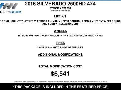 Used 2016 Chevrolet Silverado 2500 High Country w/ Duramax Plus Package image 2