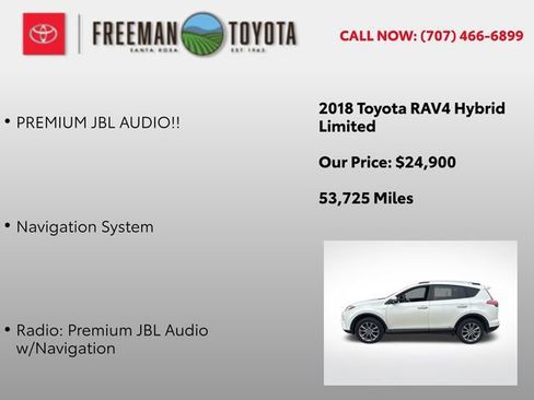 Used 2018 Toyota RAV4 Limited w/ Carpet Mat Package image 9