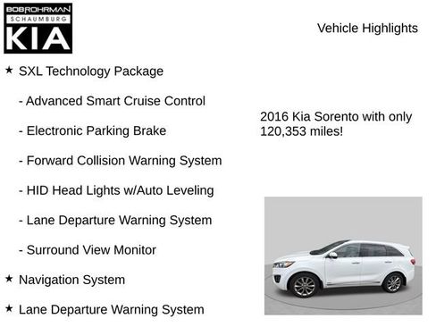 Used 2016 Kia Sorento SX w/ SXL Technology Package AWD/4WD image 8