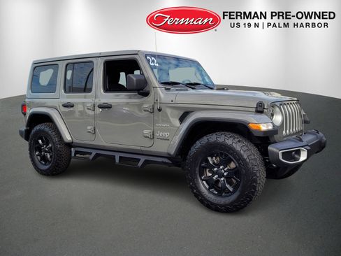 Used 2022 Jeep Wrangler Unlimited Sahara image 1