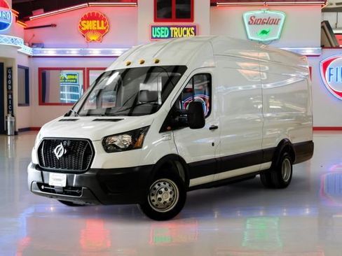 Used 2022 Ford Transit 350 148 High Roof Extended DRW RWD image 2