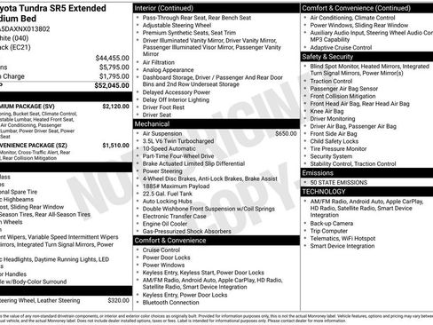 Used 2022 Toyota Tundra SR5 w/ SR5 Premium Package image 32