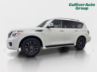 Used 2020 Nissan Armada Platinum w/ Captain's Chairs Package AWD/4WD video 2
