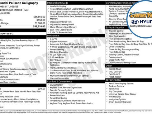 New 2026 Hyundai Palisade Calligraphy image 12