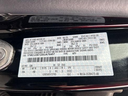 New 2025 Ford Escape SE image 29