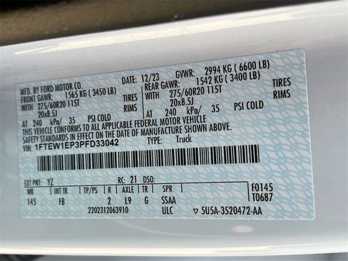 Used 2023 Ford F150 XLT w/ Equipment Group 302A High image 29