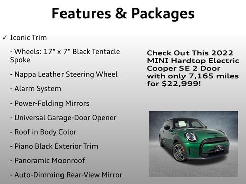 Used 2022 MINI Cooper SE FWD image 16