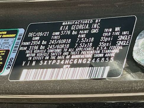 Used 2022 Kia Telluride EX FWD image 35