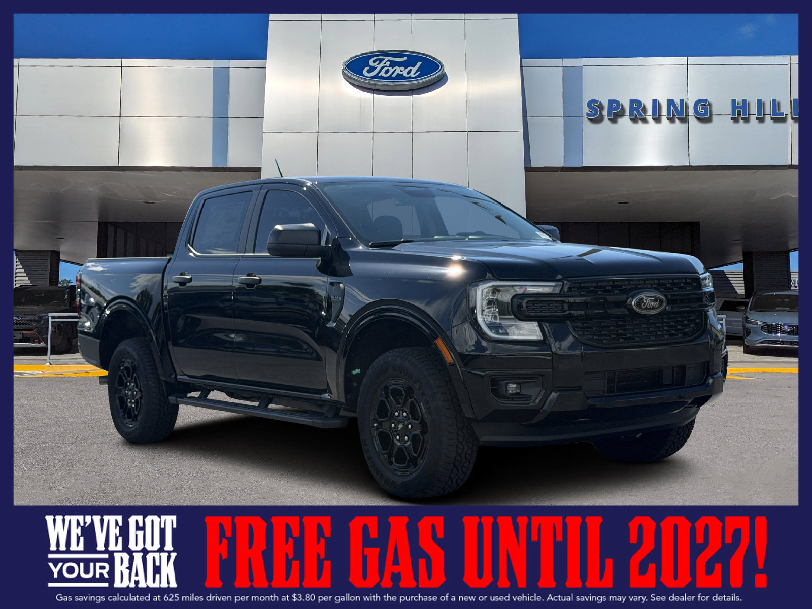 New 2026 Ford Ranger XLT w/ Black Appearance Package AWD/4WD image 1