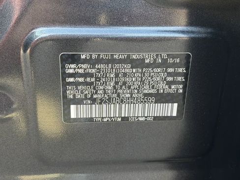 Used 2017 Subaru Forester 2.5i w/ Popular Package #2A AWD/4WD image 43