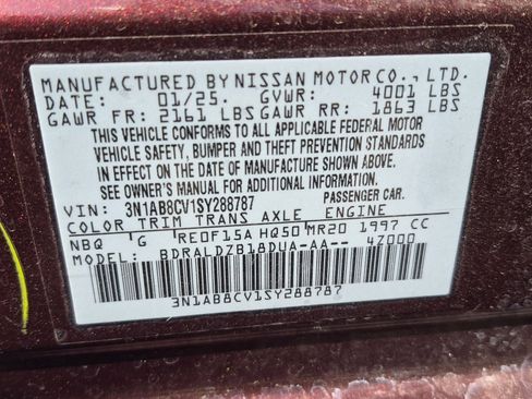 Used 2025 Nissan Sentra SV image 13