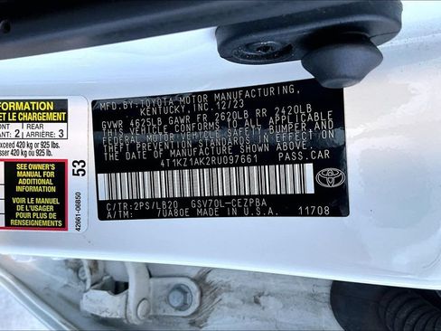 Used 2024 Toyota Camry XSE w/ Navigation Package FWD image 33