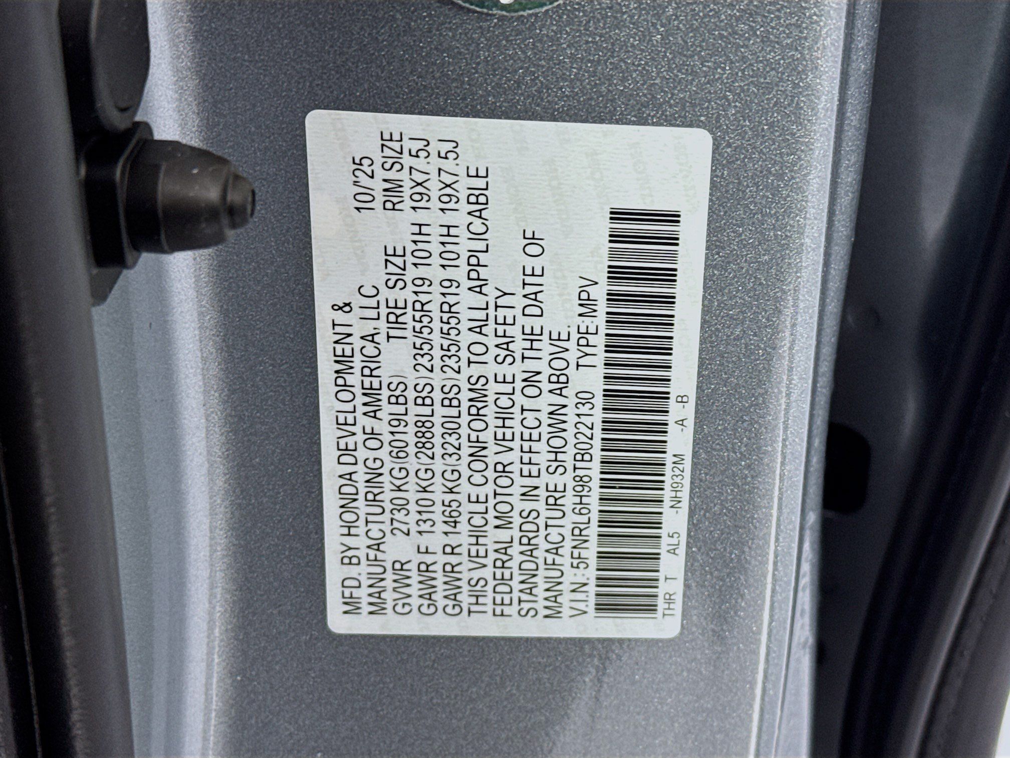 New 2026 Honda Odyssey Elite image 36