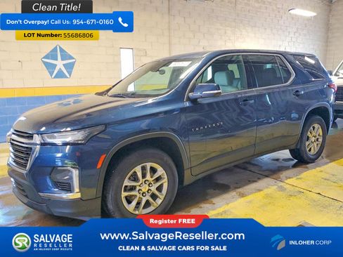 Used 2022 Chevrolet Traverse LS FWD image 1