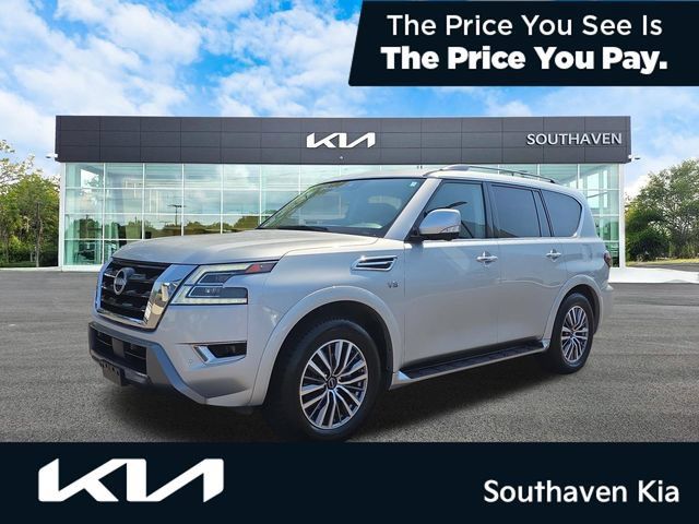 Used 2022 Nissan Armada SL w/ Captain's Chairs Package AWD/4WD image 1