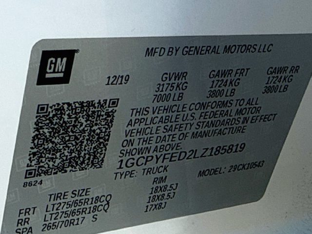 Used 2020 Chevrolet Silverado 1500 LT Trail Boss AWD/4WD image 32