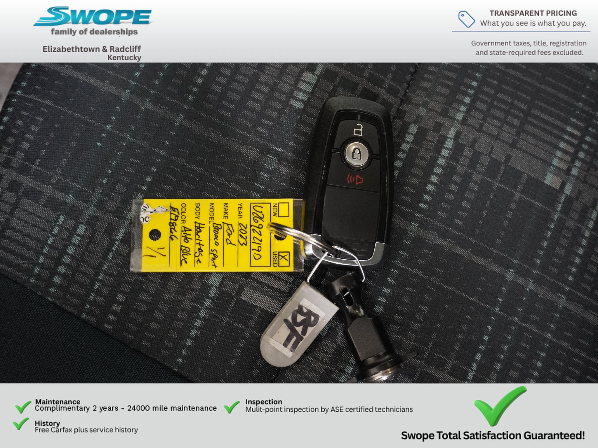 Used 2023 Ford Bronco Sport Heritage w/ Heritage Convenience Package AWD/4WD image 30