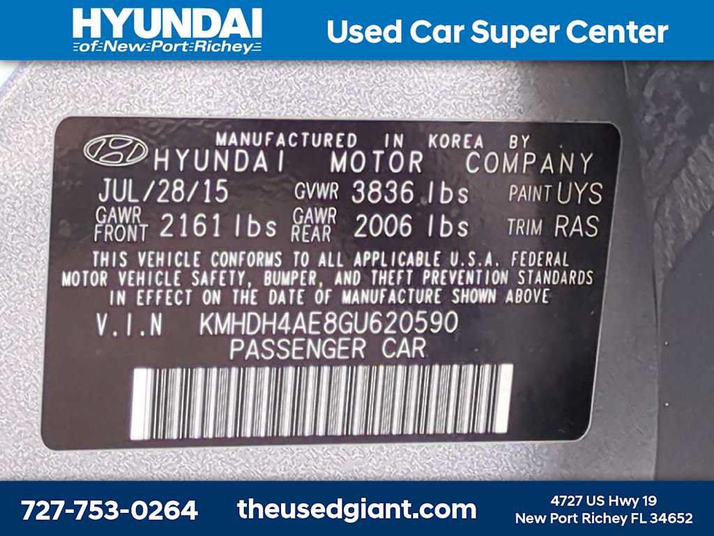 Used 2016 Hyundai Elantra SE FWD image 26