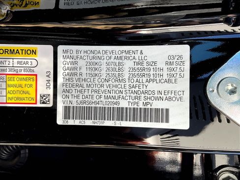 New 2026 Honda CR-V Sport Touring image 17