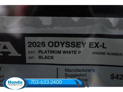 New 2026 Honda Odyssey EX-L image 36