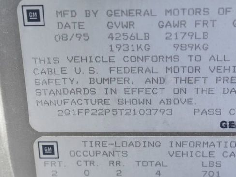 Used 1996 Chevrolet Camaro Z28 RWD image 29