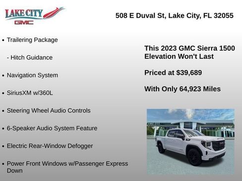Used 2023 GMC Sierra 1500 Elevation w/ X31 Off-Road Package AWD/4WD image 44