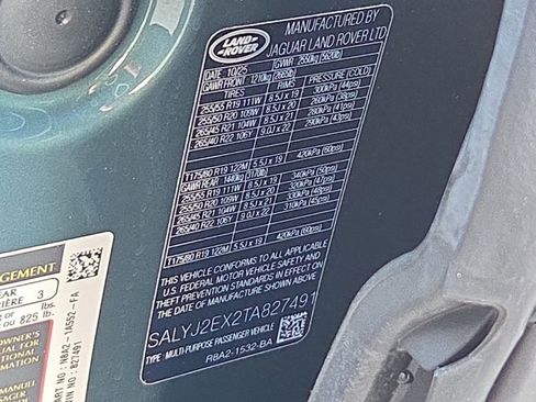 New 2026 Land Rover Range Rover Velar S image 30