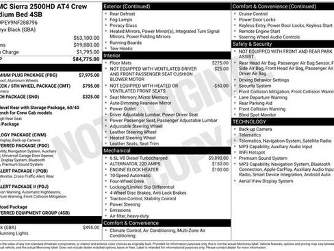Used 2022 GMC Sierra 2500 AT4 w/ AT4 Premium Plus Package AWD/4WD image 48