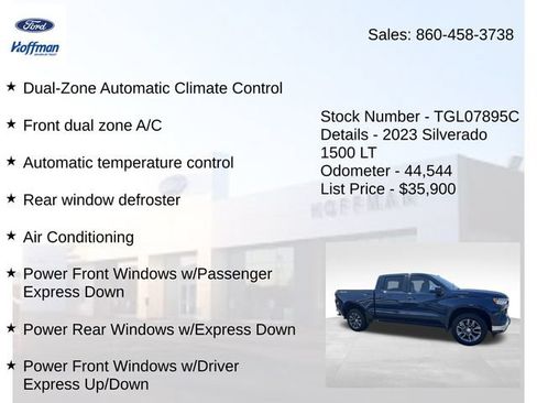 Used 2023 Chevrolet Silverado 1500 LT AWD/4WD image 20