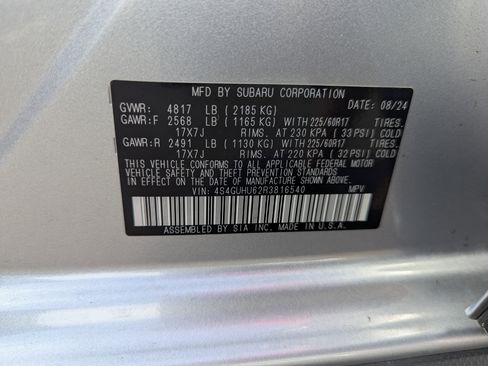 Certified 2024 Subaru Crosstrek 2.5i Wilderness w/ Wilderness Package image 11