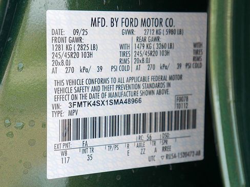 New 2025 Ford Mustang Mach-E GT w/ Bronze Appearance Package image 36