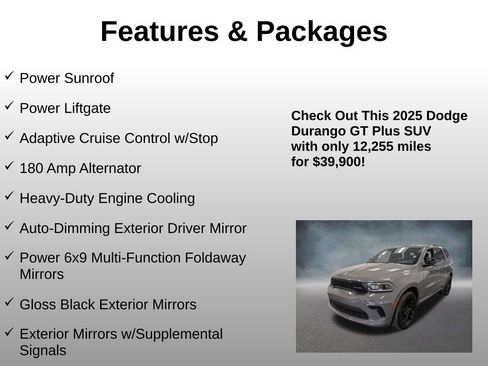 Used 2025 Dodge Durango GT AWD/4WD image 8