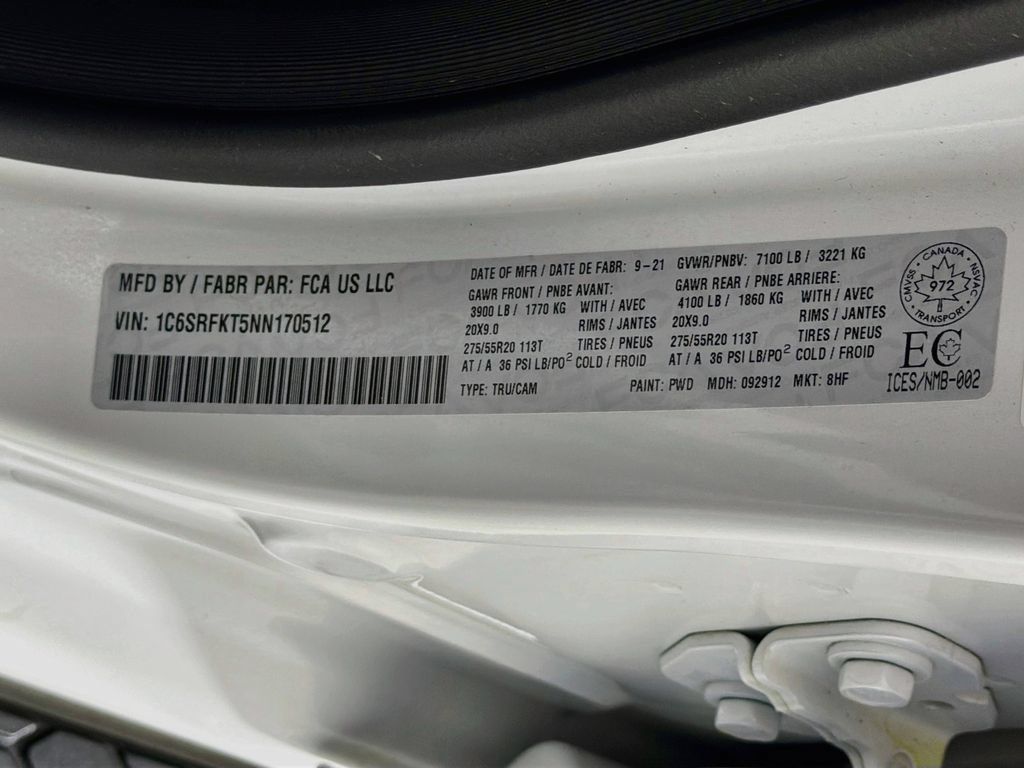 Used 2022 RAM 1500 Limited w/ Body-Colour Bumper Group AWD/4WD image 28