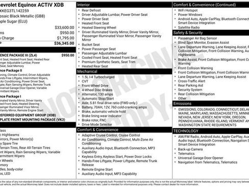 New 2026 Chevrolet Equinox ACTIV w/ Convenience Package III image 5